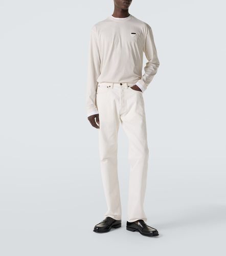 Longsleeve aus Baumwoll-Jersey - Prada - Modalova