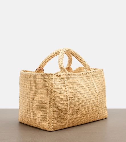 Large crochet raffia-effect shopper - Prada - Modalova