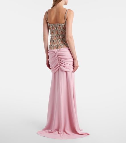 Costarellos Embellished draped gown - Costarellos - Modalova