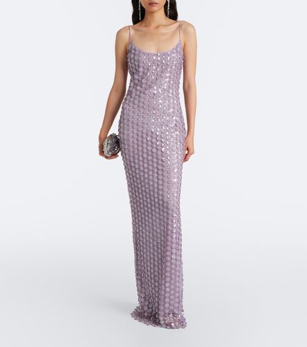 Sequined tulle gown - The New Arrivals Ilkyaz Ozel - Modalova