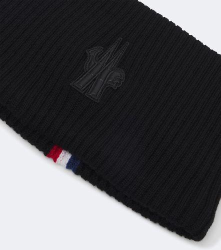 Diadema acanalada de lana virgen con logo - Moncler Grenoble - Modalova