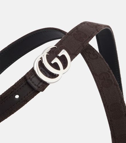 GG Marmont reversible canvas belt - Gucci - Modalova
