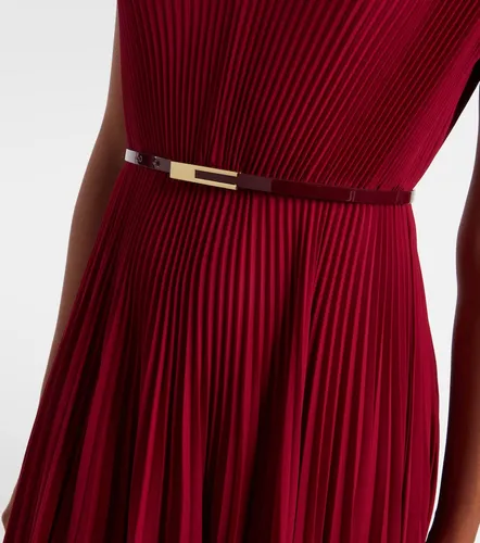 Abito lungo Elegante in georgette plissé - Max Mara - Modalova