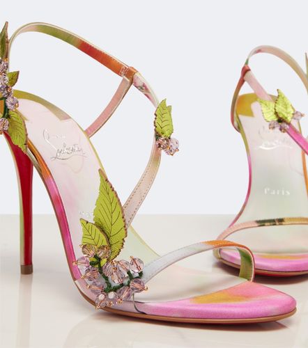 Sandali Fruit in raso con perline - Christian Louboutin - Modalova