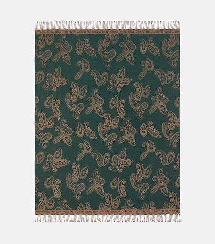 Etro Plaid in lana con frange - Etro - Modalova