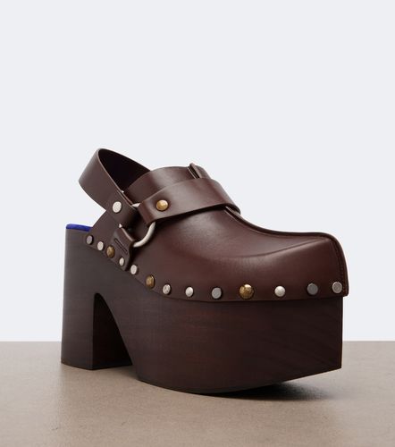 Chloe Talis leather platform clogs - Chloe - Modalova
