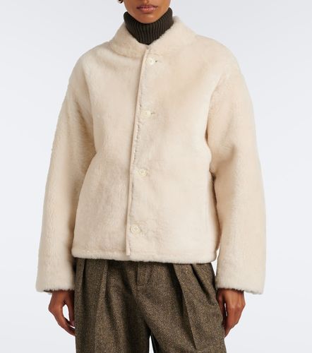 Reversible shearling-trimmed leather jacket - Yves Salomon - Modalova