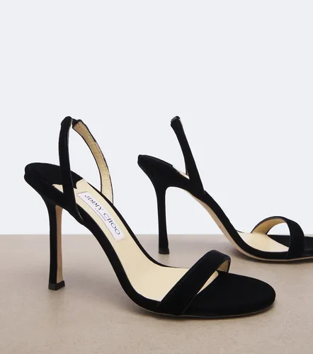 Sandalias Jenn de terciopelo - Jimmy Choo - Modalova