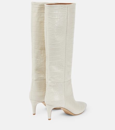 Botas altas de piel efecto cocodrilo - Paris Texas - Modalova