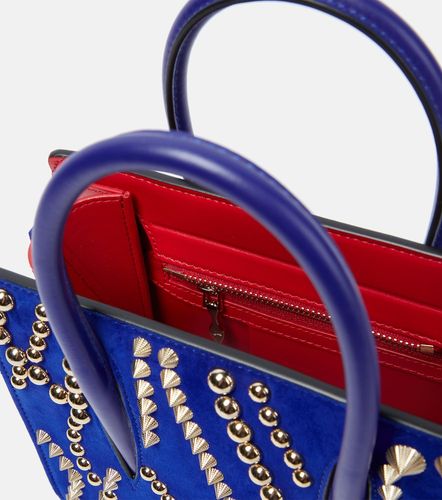 Borsa Paloma Mini in velluto e pelle - Christian Louboutin - Modalova