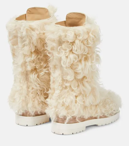 Botas de shearling con cordones - Magda Butrym - Modalova