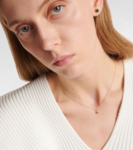 Choker Tiny Emerald Goddess in 14kt con smeraldi e diamanti - Stone and Strand - Modalova
