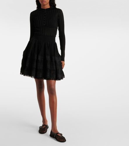 Alaia Ribbed-knit cropped cardigan - Alaia - Modalova