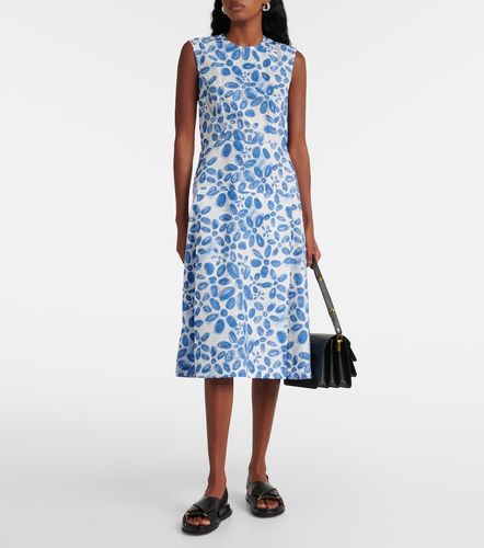 Abito midi in cotone con stampa - Marni - Modalova