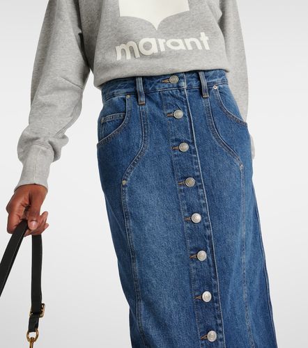 Gonna midi Vandy di jeans - Marant Etoile - Modalova