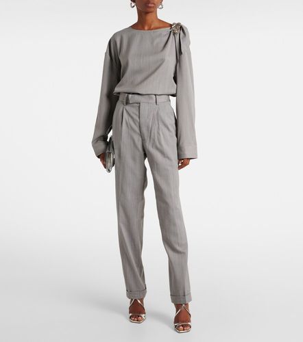 Pantaloni regular in lana - Jacques Wei - Modalova