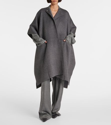 Toteme Double scarf wool coat - Toteme - Modalova