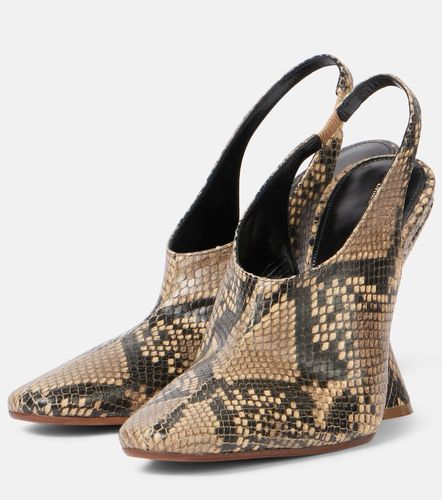 Cuñas de piel grabada - Dries Van Noten - Modalova