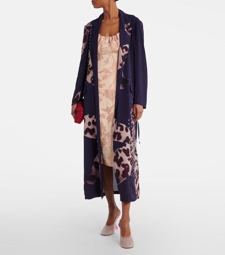 Printed embellished wrap dress - Dries Van Noten - Modalova