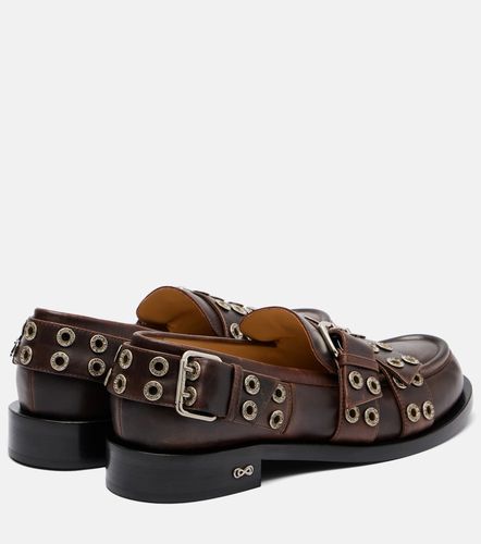 Buckle Belt leather loafers - Mach & Mach - Modalova