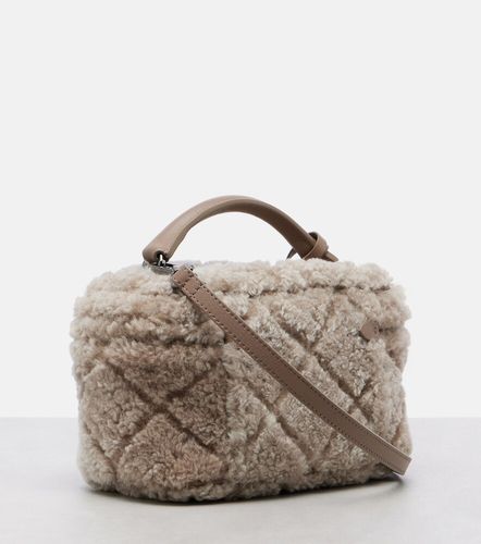 Quilted shearling vanity bag - Brunello Cucinelli - Modalova