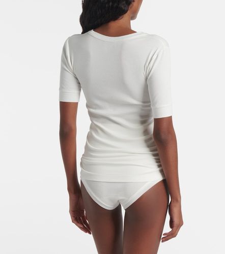 Top in misto cotone a coste - Calvin Klein Collection - Modalova