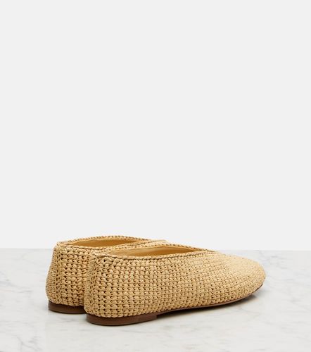 Rosa raffia ballet flats - Bottega Veneta - Modalova