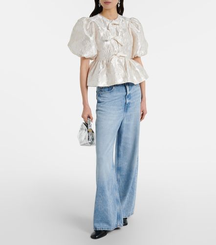 Ganni Bluse aus Satin-Jacquard - Ganni - Modalova