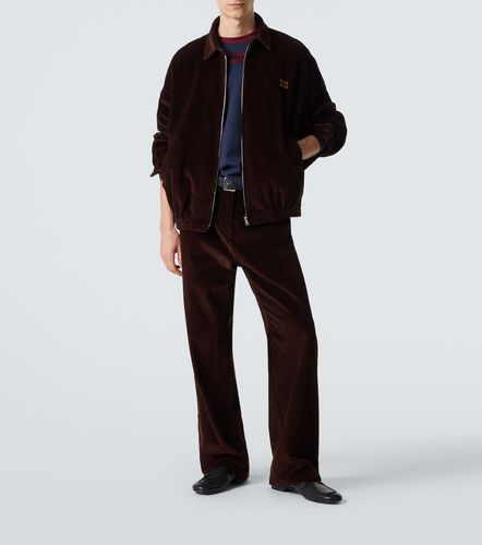Giacca blouson in velluto a coste di cotone - Miu Miu - Modalova