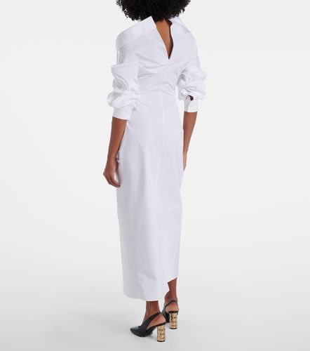 Draped cotton poplin shirt dress - Givenchy - Modalova