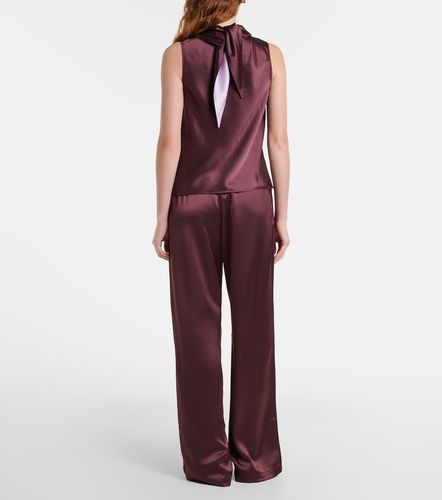Leset Barb satin wide-leg pants - Leset - Modalova