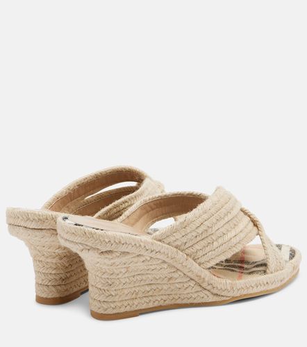 Burberry Woven espadrille wedges - Burberry - Modalova