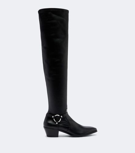 Leather over-the-knee boots - Tom Ford - Modalova