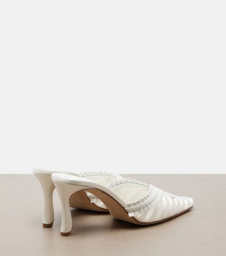 Mules Voluptia de organza - Manolo Blahnik - Modalova