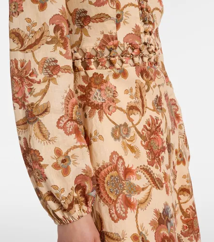 Aster beaded floral linen maxi dress - Zimmermann - Modalova