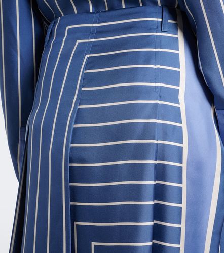 Tod's Gonna midi in seta a righe - Tod's - Modalova