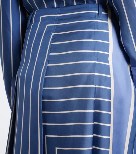 Tod's Striped silk midi skirt - Tod's - Modalova