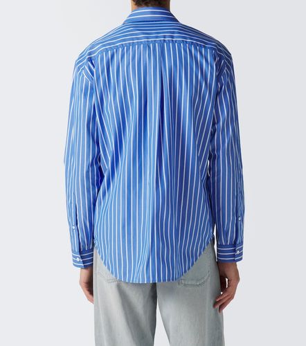 Camisa de popelín de algodón a rayas - Balenciaga - Modalova