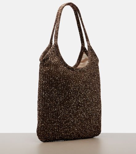 Miu Miu Ivy sequined mesh shopper - Miu Miu - Modalova
