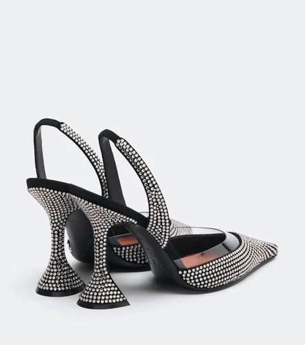Pumps slingback Lara in suede - Amina Muaddi - Modalova