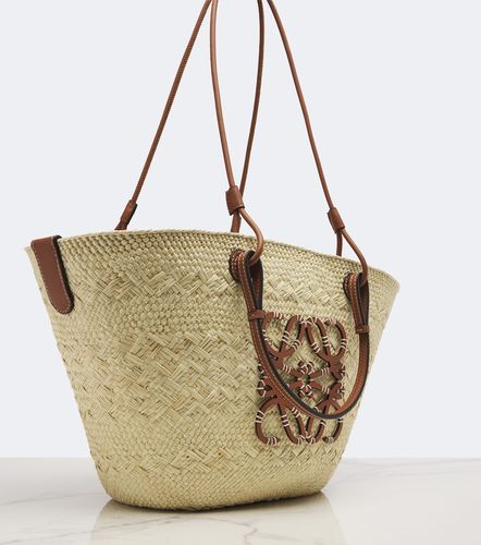 Bolso cesta Anagram Medium con piel - Loewe - Modalova