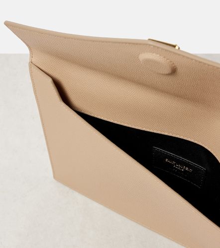 Saint Laurent Uptown leather clutch - Saint Laurent - Modalova