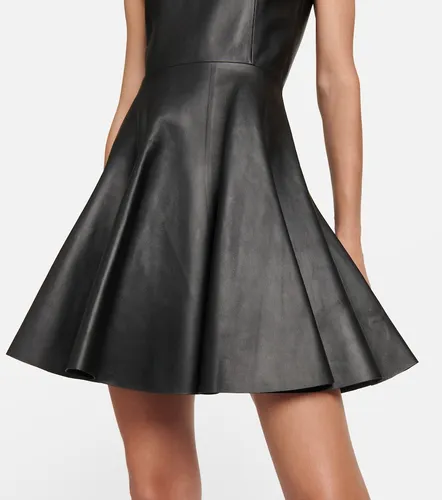 Alaïa Minikleid aus Leder - Alaia - Modalova