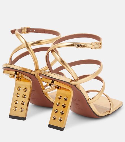 Alaia Perfo leather sandals - Alaia - Modalova