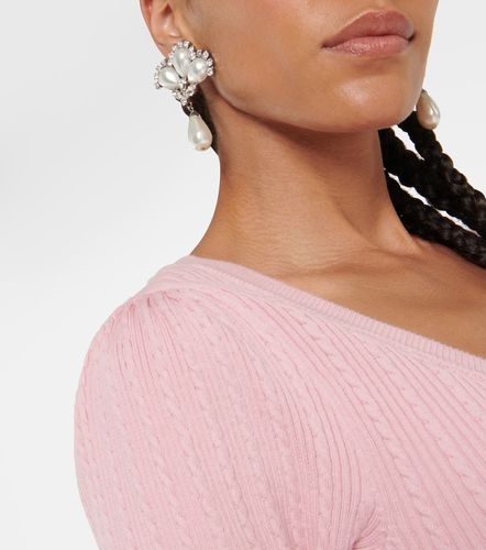 Abito midi in misto cotone - Alessandra Rich - Modalova