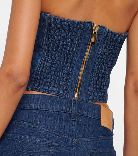 Magda Butrym Top bustier de denim - Magda Butrym - Modalova