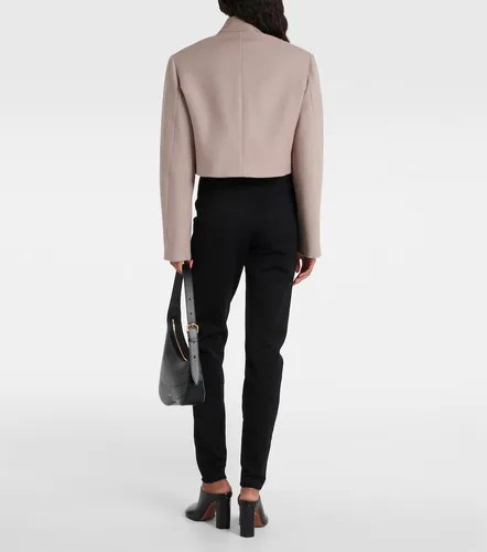 Alaia High-rise gabardine leggings - Alaia - Modalova