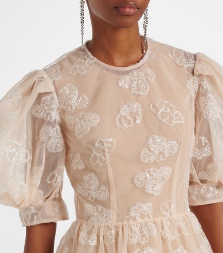 Simone Rocha Abito midi con ricamo - Simone Rocha - Modalova