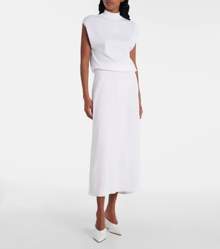 Alaïa Vestido midi Column de algodón - Alaia - Modalova