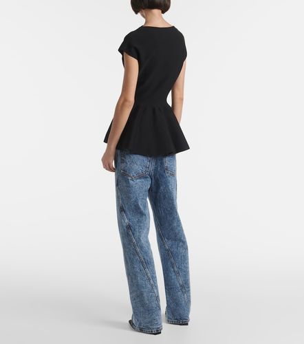 Alaïa Top con peplum - Alaia - Modalova